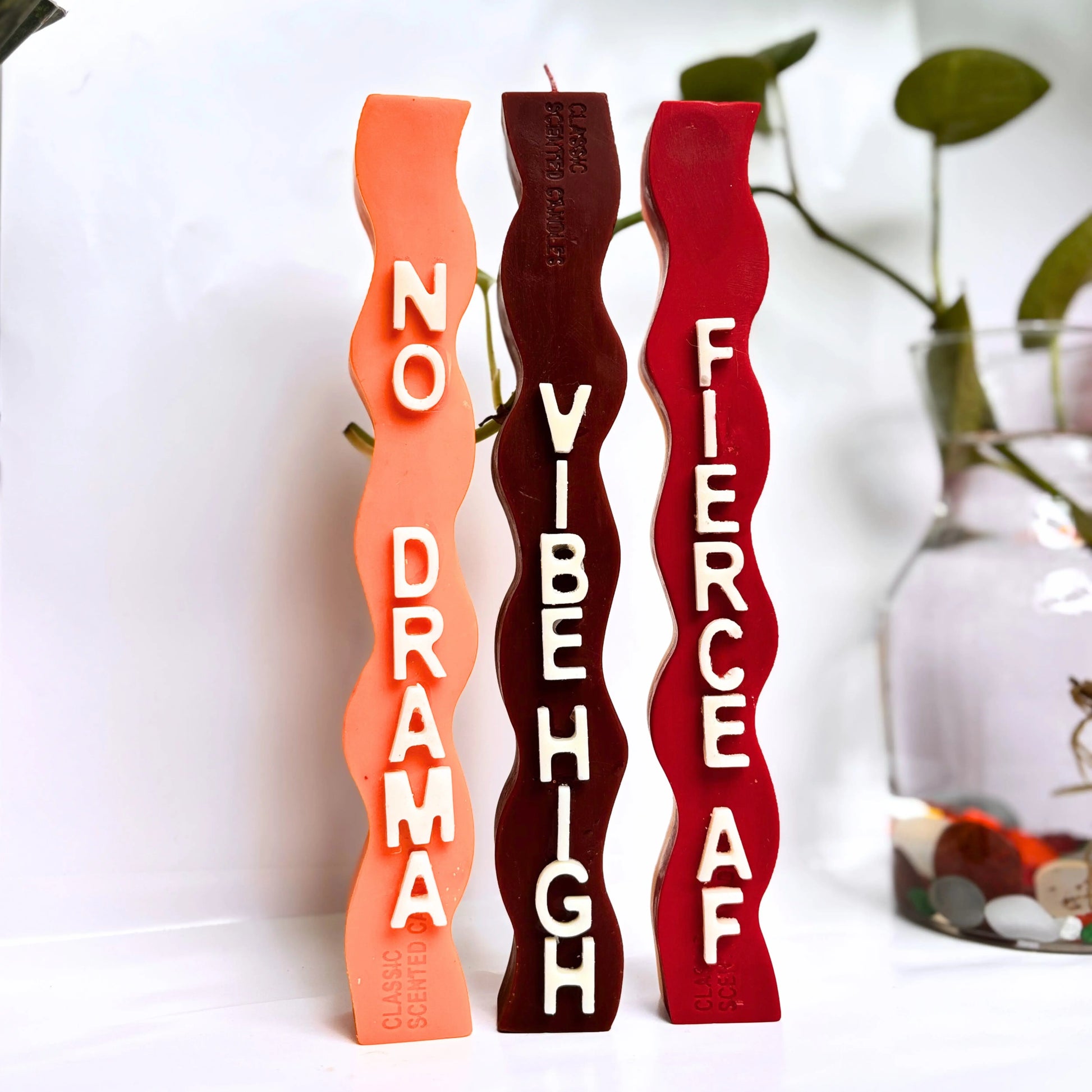 Statement Wavy Candles OhMyGaush