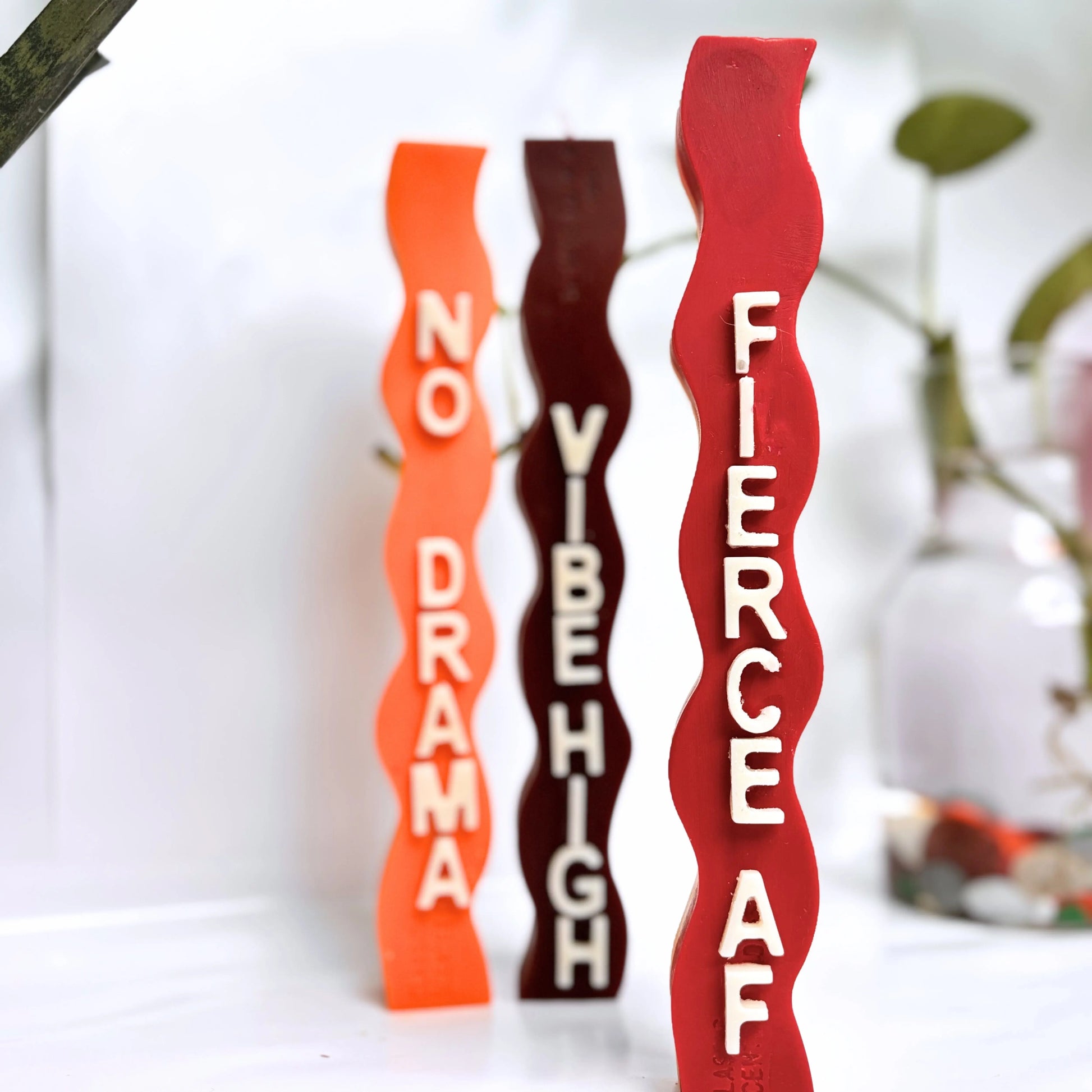 Statement Wavy Candles OhMyGaush